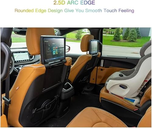 Miniatura 3 de Protector de pantalla de vidrio templado compatible con Chrysler Pacifica Rear Uconnect Theater 2022-2025 Pantalla táctil de 10.1 pulgadas | HD