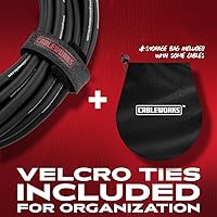 Vista 8 de de Gator Cases Serie Compositor Deluxe Cable de Micrófono XLR de 3 Pies, (GCWC-XLR-03)