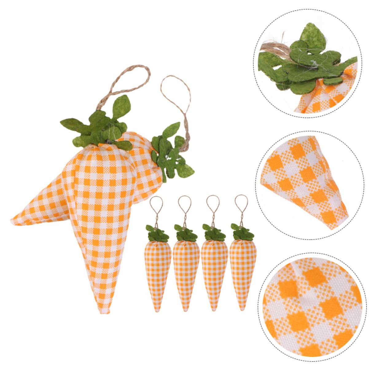 Zerodeko 5 Set Ornamento Di Carote Easter Decoration Ornamenti Casa Mini Carote Artificiali Ciondolo Carota Pasquale Ciondolo Pasquale Decorativo Ornamento Appeso Di Pasqua 6 Pezzi * 5