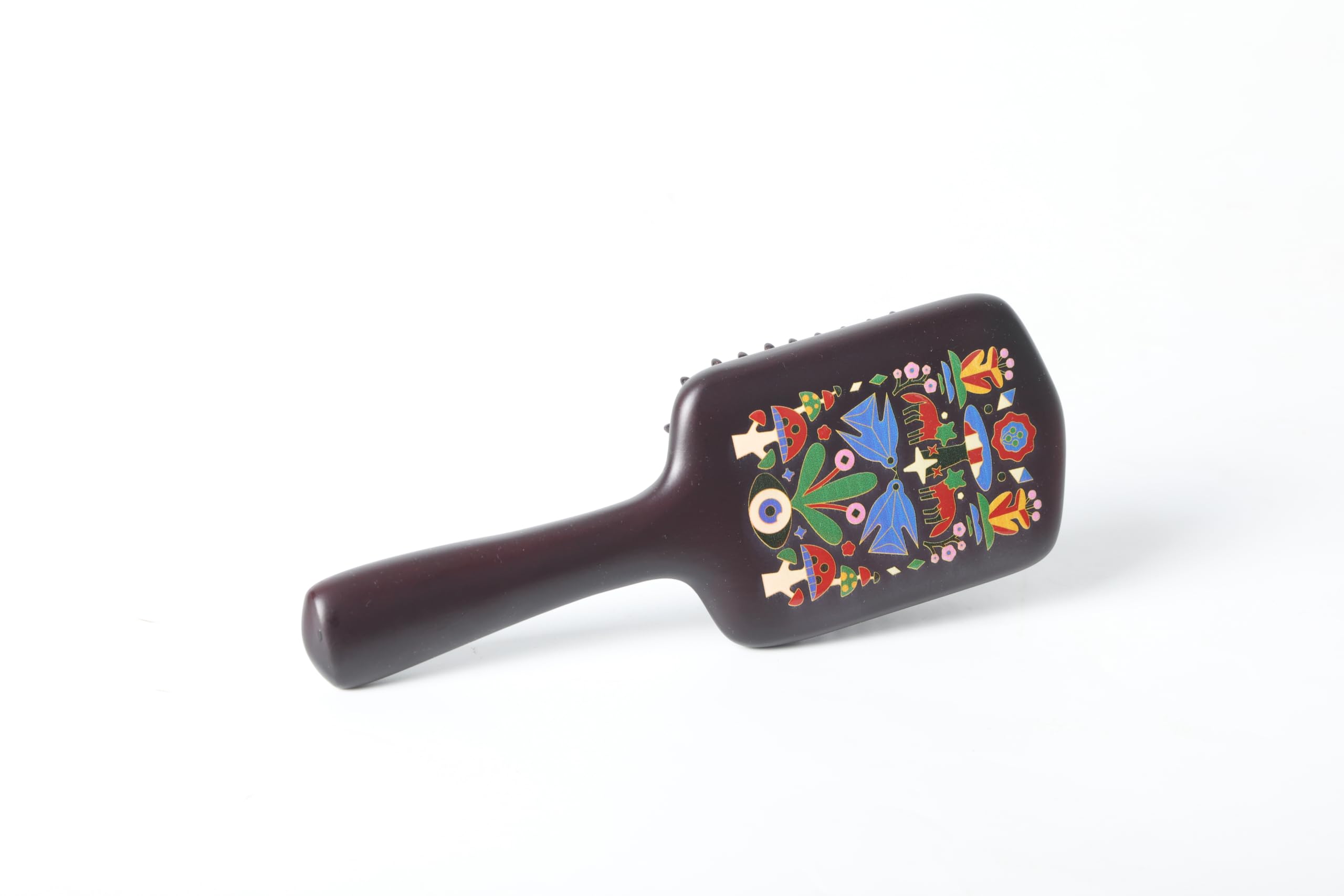 SIMETRA Haarbürste mit Holzgriff, Borsten aus guineischem Ovangkol-Hartholz, Lockenbürste und Entwirrbürsten, Kopfhautmassagegerät für Frauen, Männer und Kinder, für alle Haartypen (Gepard)