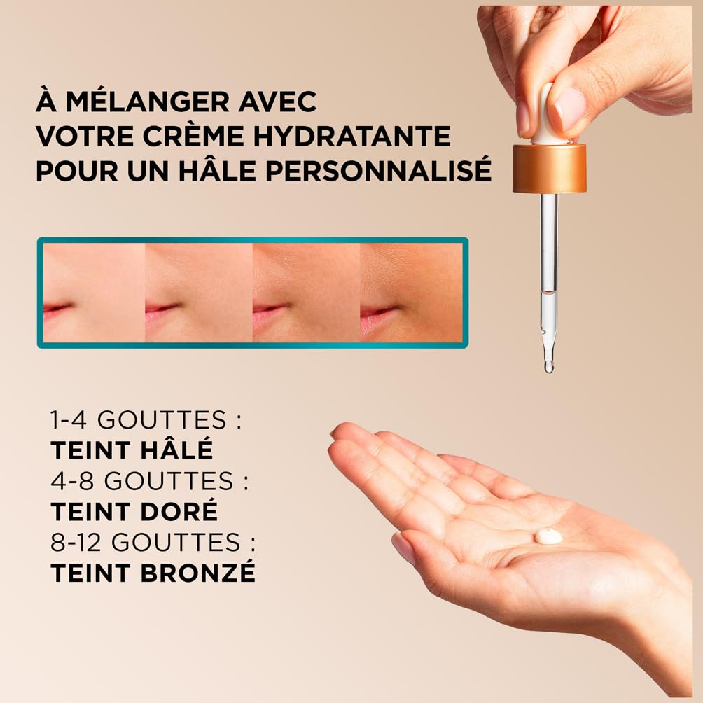 GARNIER Ambre Solaire - Coffret Mousse & Sérum Autobronzants & Hydratants - Teint Naturel & Radieux - Eau De Coco, Glycérine, Acide Hyaluronique - Vegan & Cruelty Free - Visage & Corps