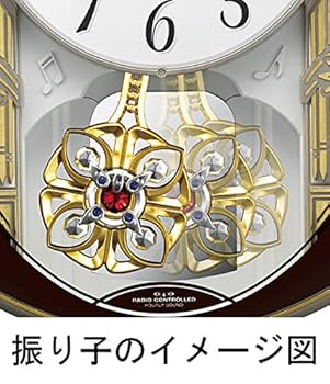 Small World Rhythm 掛時計 高音質メロディ付き RHYTHM Small World Harmonic Juliet Melody Clock 4MJ444WU06