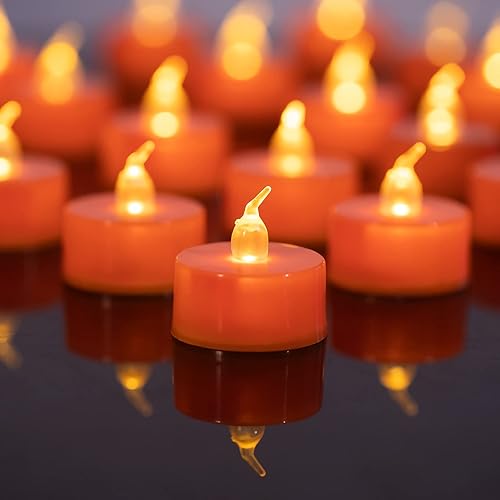 Miniatura 8 de LANKER Juego de 24 velas de luz LED  Velas titilantes sin llama  Velas artificiales a pilas de larga duración  Adorno de celebraciones de festivales