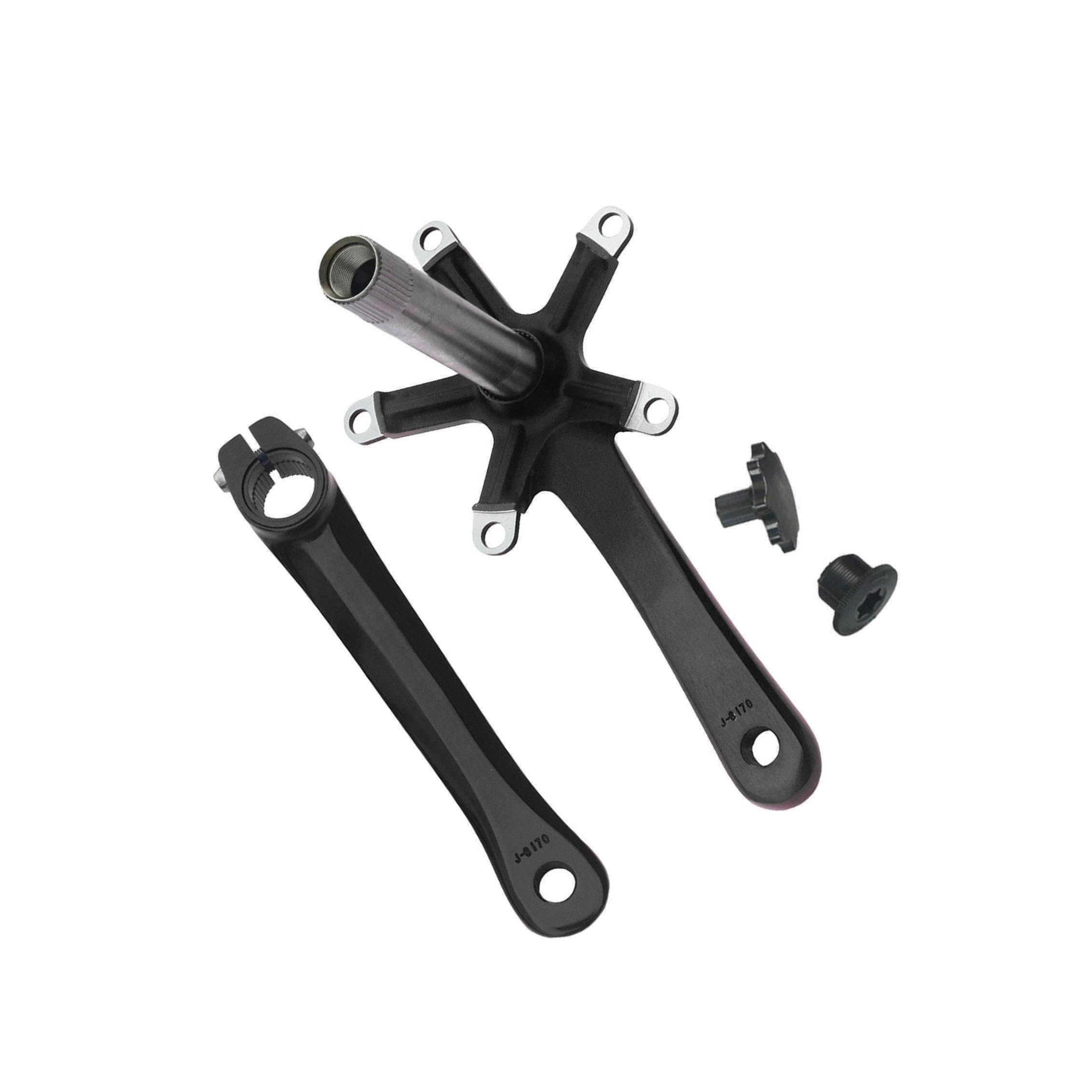 Set di pedivelle per mountain bike cave ad resistenza in lega di alluminio leggera per biciclette, set di pedivelle per mountain bike in lega di, Manovella, 152 millimetri
