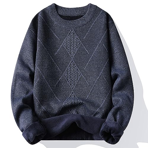 Men's Crewneck Lightweight Sweaters Casual Knitted Pullover with Bottom Insulation Men's Crewneck Lightweight2