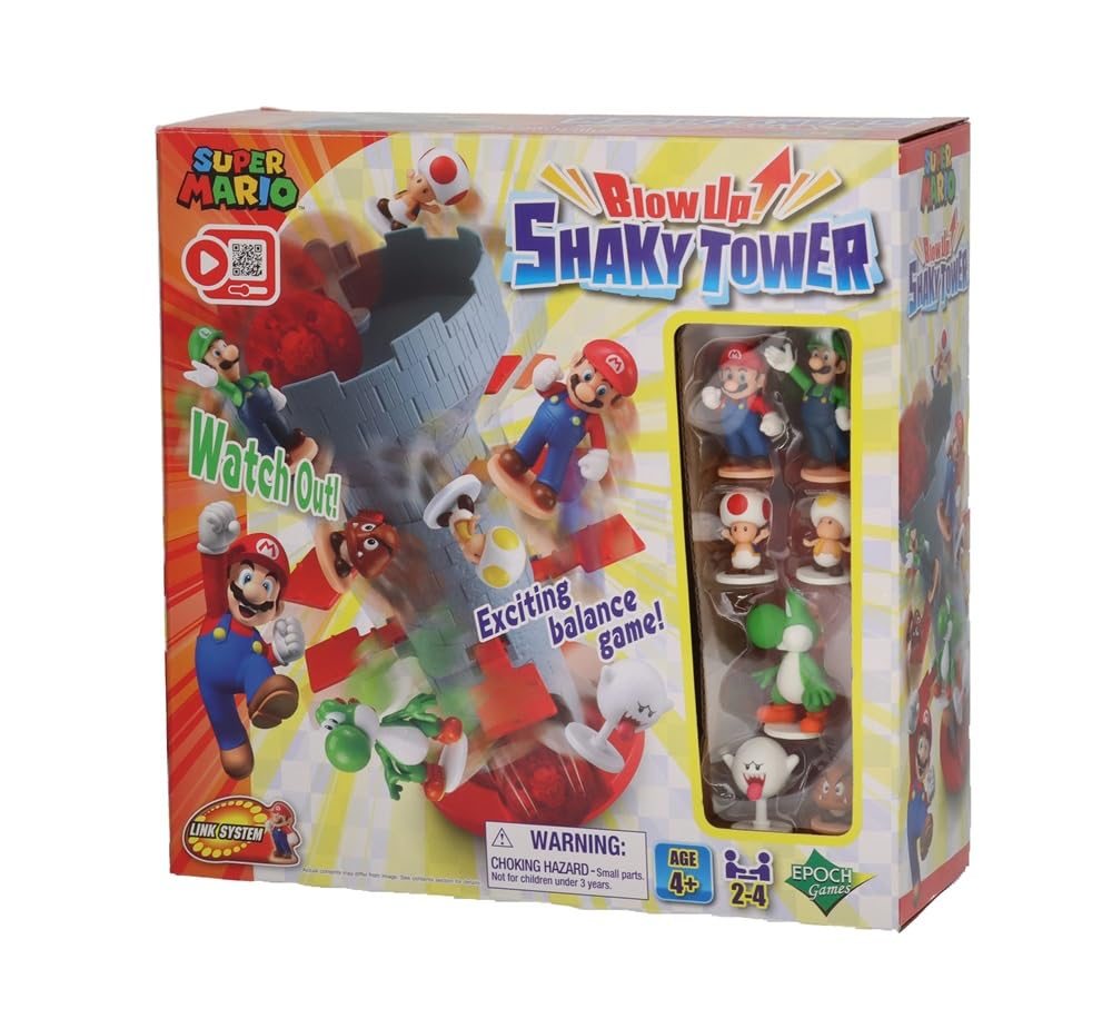 EPOCH GAMES - 07356 - SUPER MARIO BLOW UP! SHAKY TOWER (EPI)