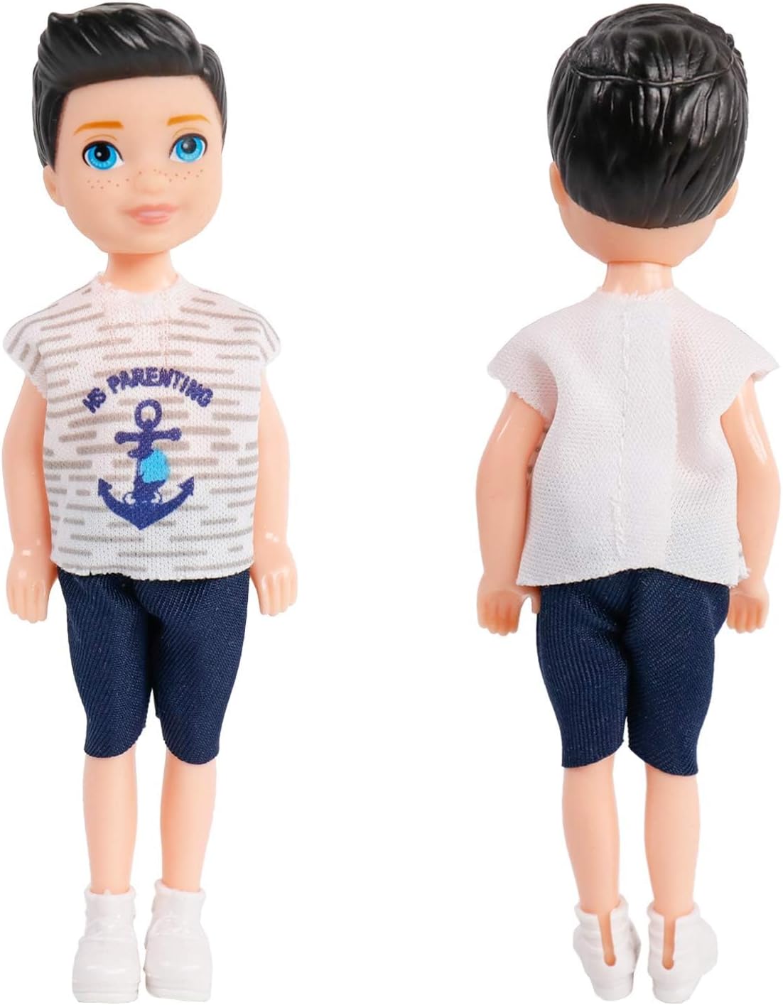 ONEST 10 Sets 5 Inch Mini Dolls with Doll Clothes Party Grown Outfits Doll Accessories image 2