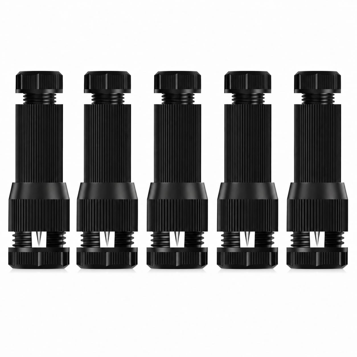 Low Voltage Landscape Lighting Wire Connectors – Outdoor Twist Lock Cable Connectors for Landscape Lights, Pathway Lights, Garden Lighting Compatible with Malibu Paradise Moonrays, 5 pcs-picture-19