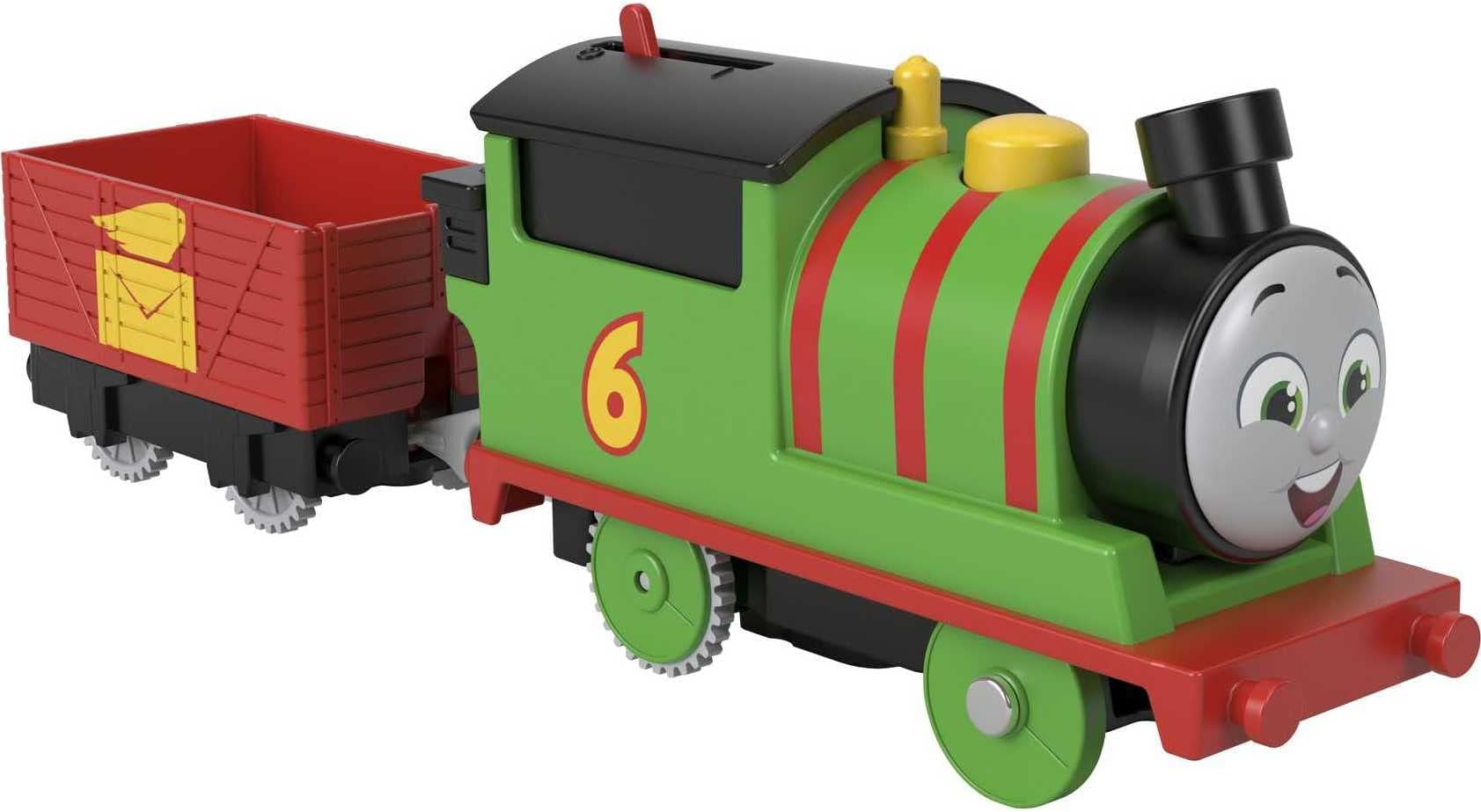 Motorized Toy Train Percy Battery-Powered Engine with Tender for Pretend Play Preschool Kids Ages 3+ Years​