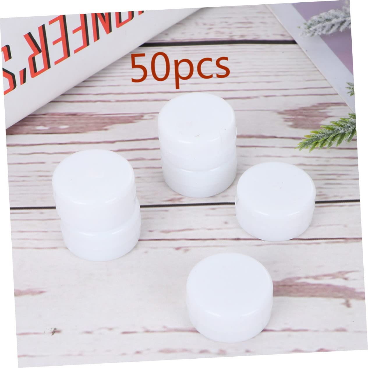 BESPORTBLE 50pcs Ringing Accessories Squeakers Replacement Squeakers Insert Accessories Maker Rattle Insert Babies Rattle Squeakers Noise White