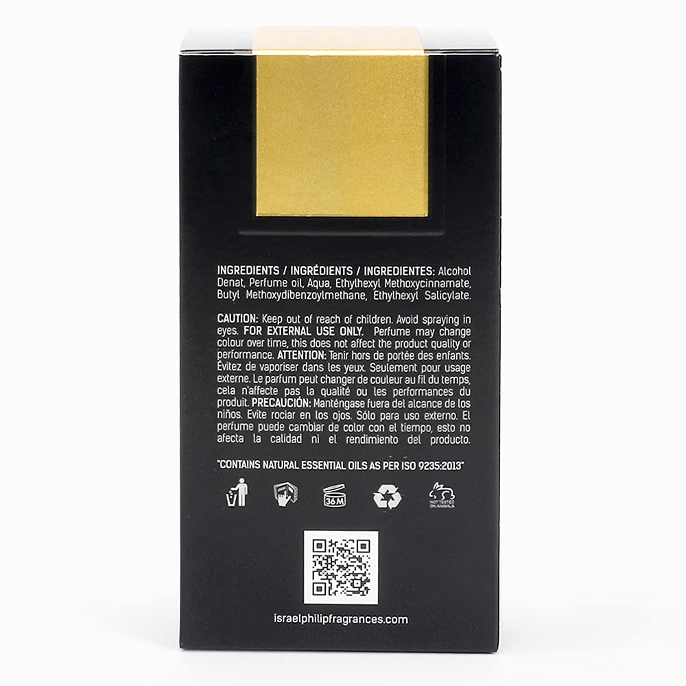 Israel Philip L'Orient Eau de Parfum Spray, dla kobiet i mężczyzn, idealna dla długo utrzymującego się zapachu, 100 ml