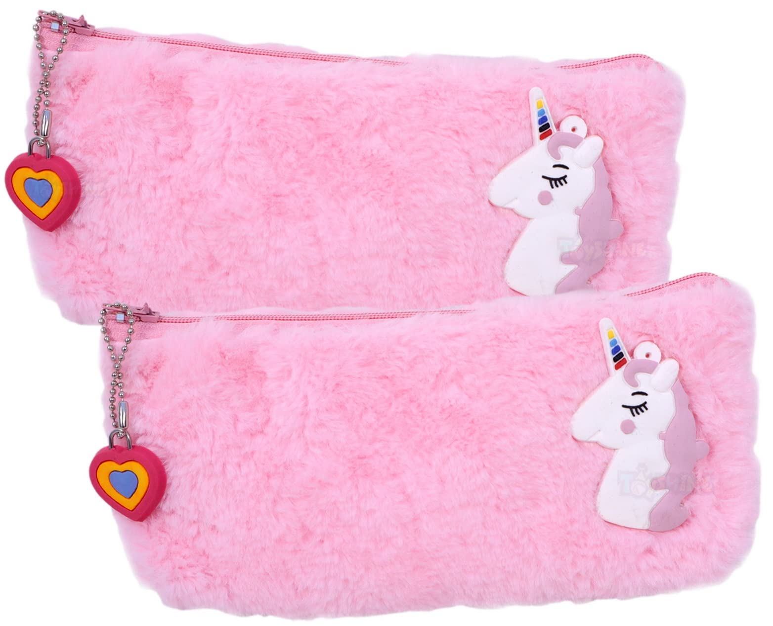 Toyshine Pack of 2 Unicorn Soft Plush Fabric Pencil Storage Case Pouch- Kids School Supply Organizer Students Stationery Pouch for Girls, Assorted Design (B09V2D5T4B) Amazon Price History, Amazon Price Tracker