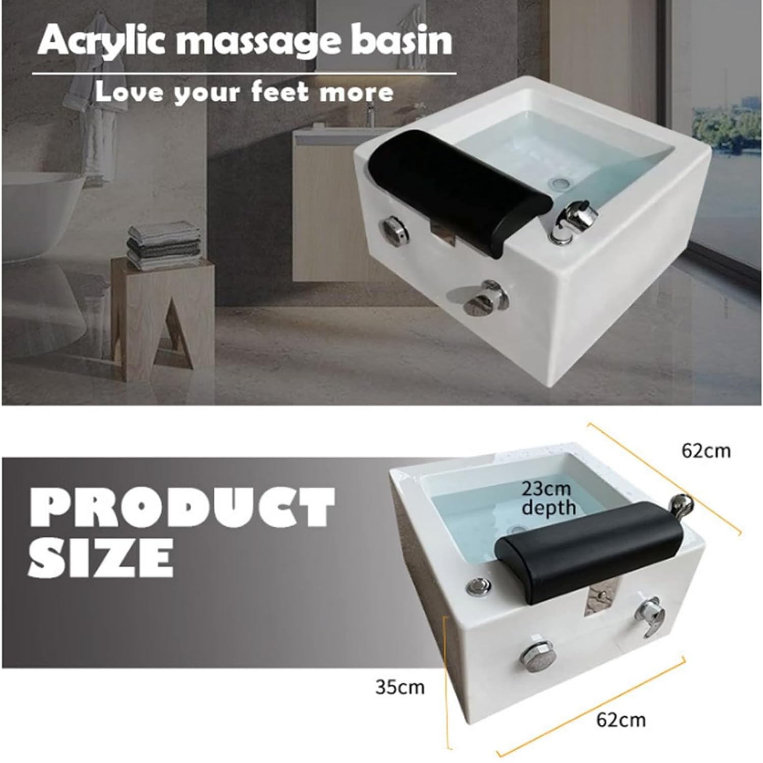 Białe Miski Do Pedicure Umywalki Do Masażu Spa Krzesła Do Pedicure Wanna Do Stóp Umywalka Wyposażenie Salonu Kosmetycznego Pedicure Krzesło Miska Do Masażu Stóp Umywalka Ze światłem