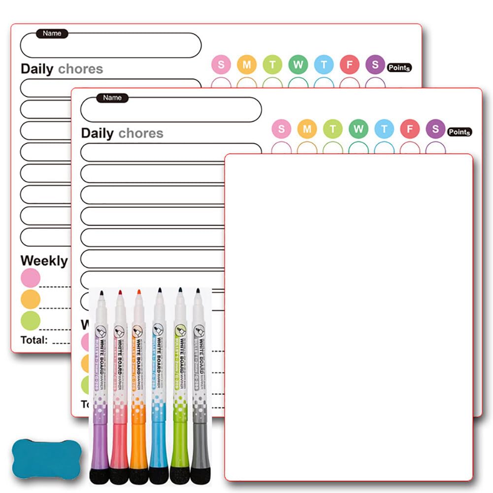 Magnetisch Whiteboard - Acryl Magnetisch Weekmenu Planner