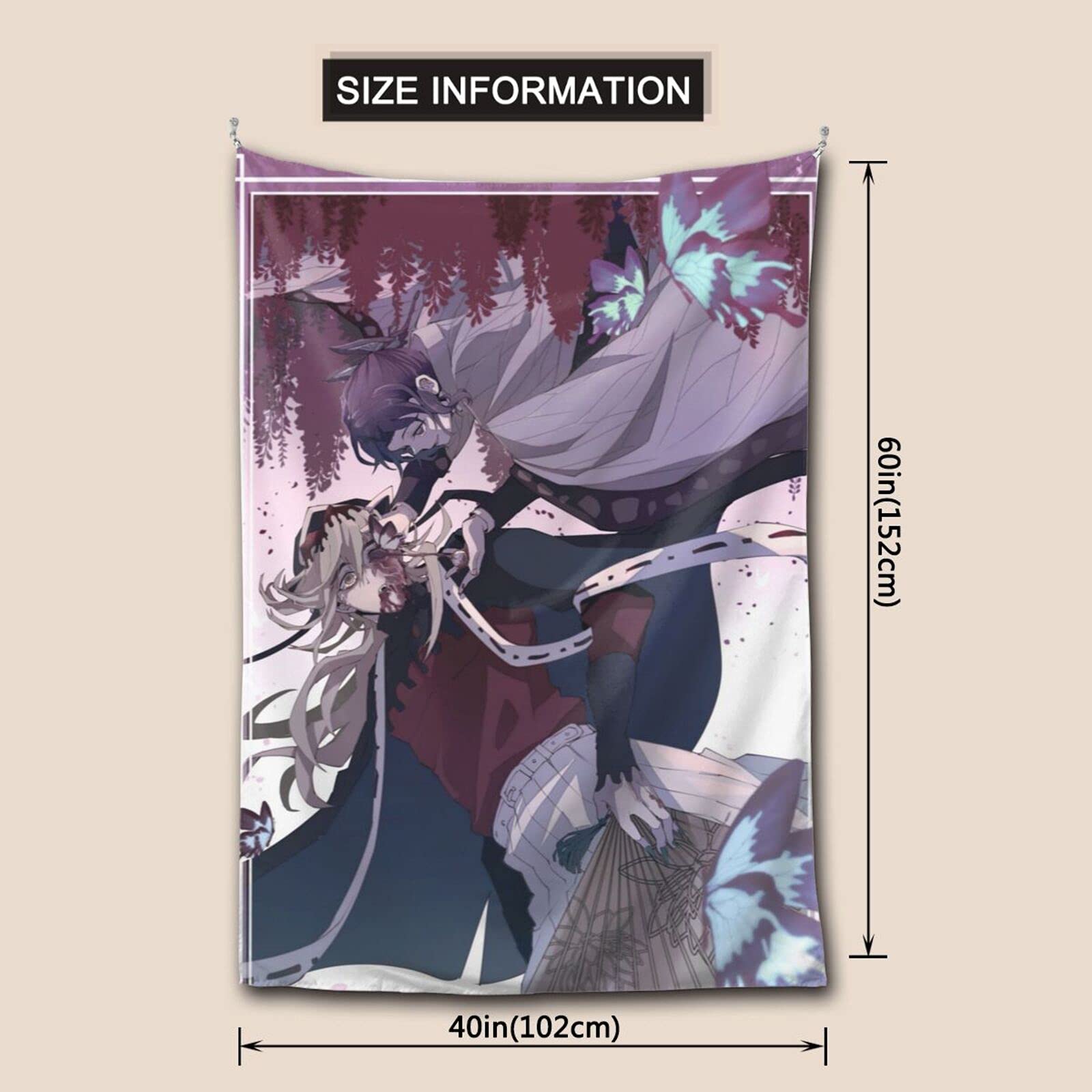 胡蝶しのぶ/タペストリー Amazon.co.jp: 鬼滅 胡蝶しのぶ タペストリー 壁掛け 無痕フック