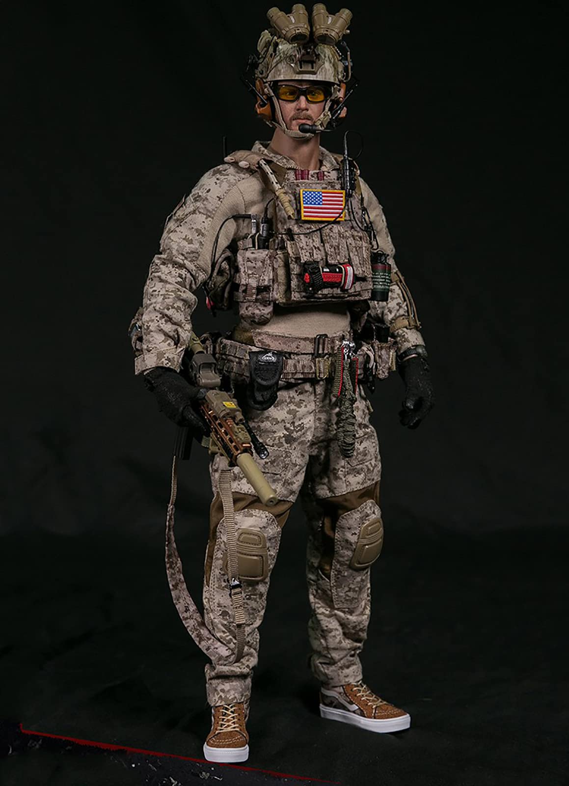 Amazon.co.jp: 1/6スケールミリタリーアクションフィギュア海軍特殊 