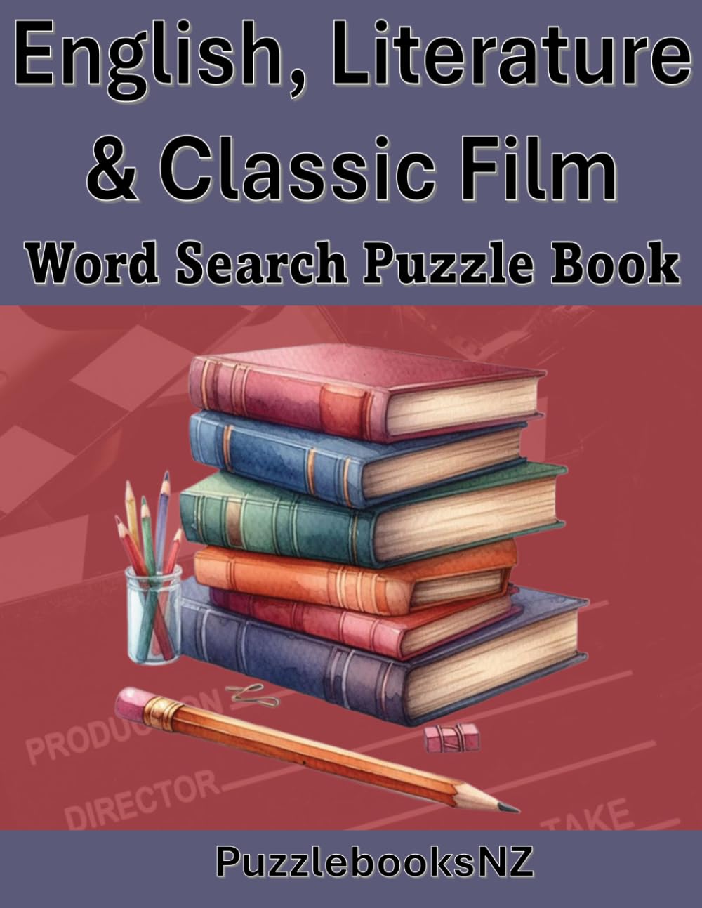 English Literature & Classic Film Word Search Puzzle Book - Large Print Puzzles: Word Find Puzzle Book for Teens & All adults
