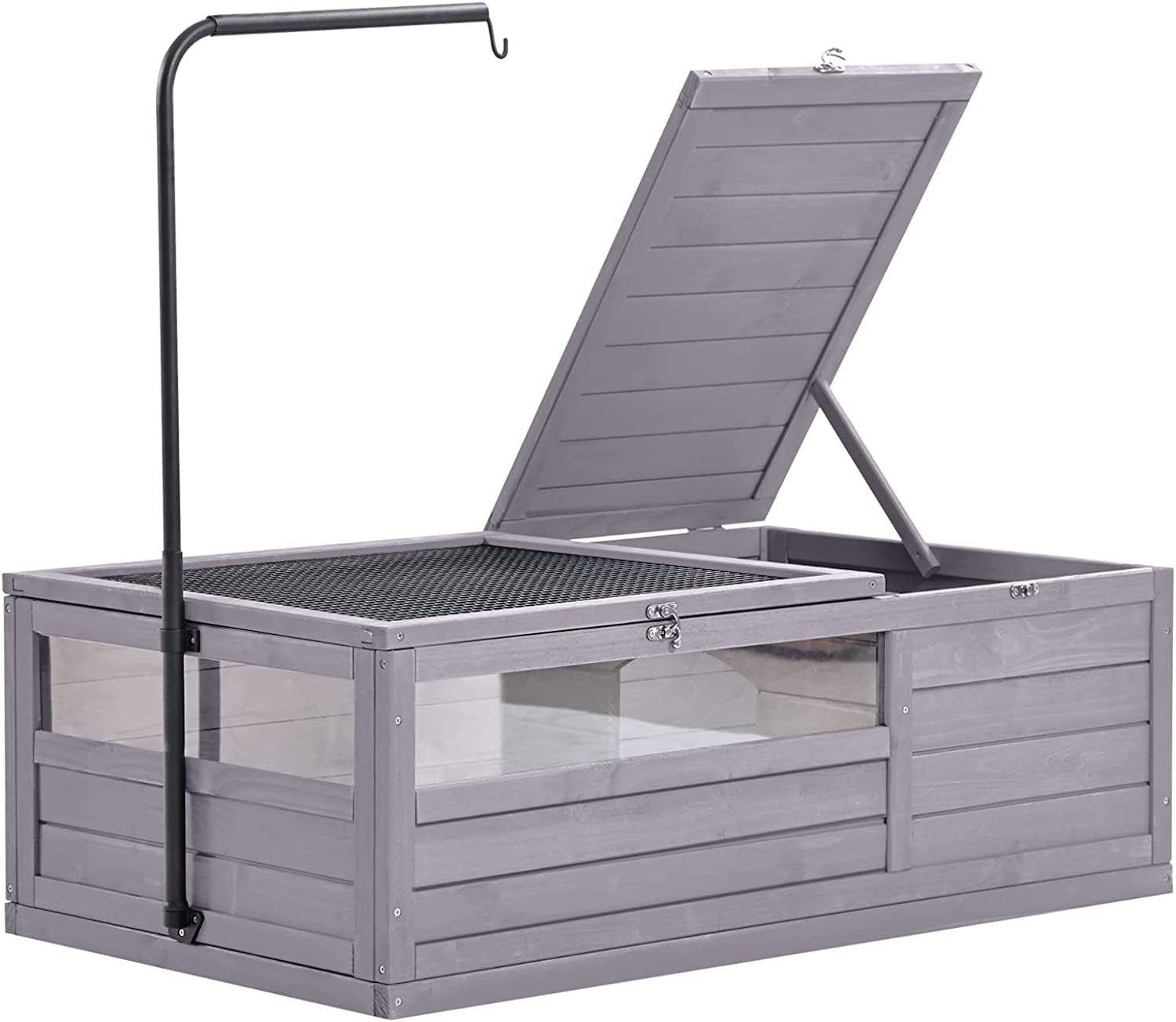 Tortoise Cage Large Tortoise House, Indoor Tortoises Enclosure for Small Animals, Outdoor Reptile Cage - Weatherproof Bottom for Tortoises Table