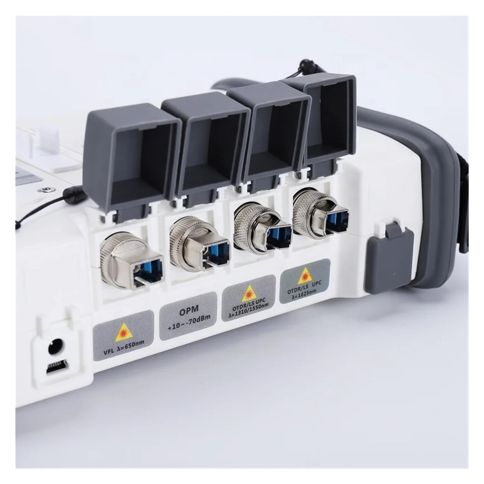 Testeur de Fiber optique Portable SM et MM, longueur d'onde 850 1300 1310 1490 1550 1625 1650nm 22-45dB PON OTDR