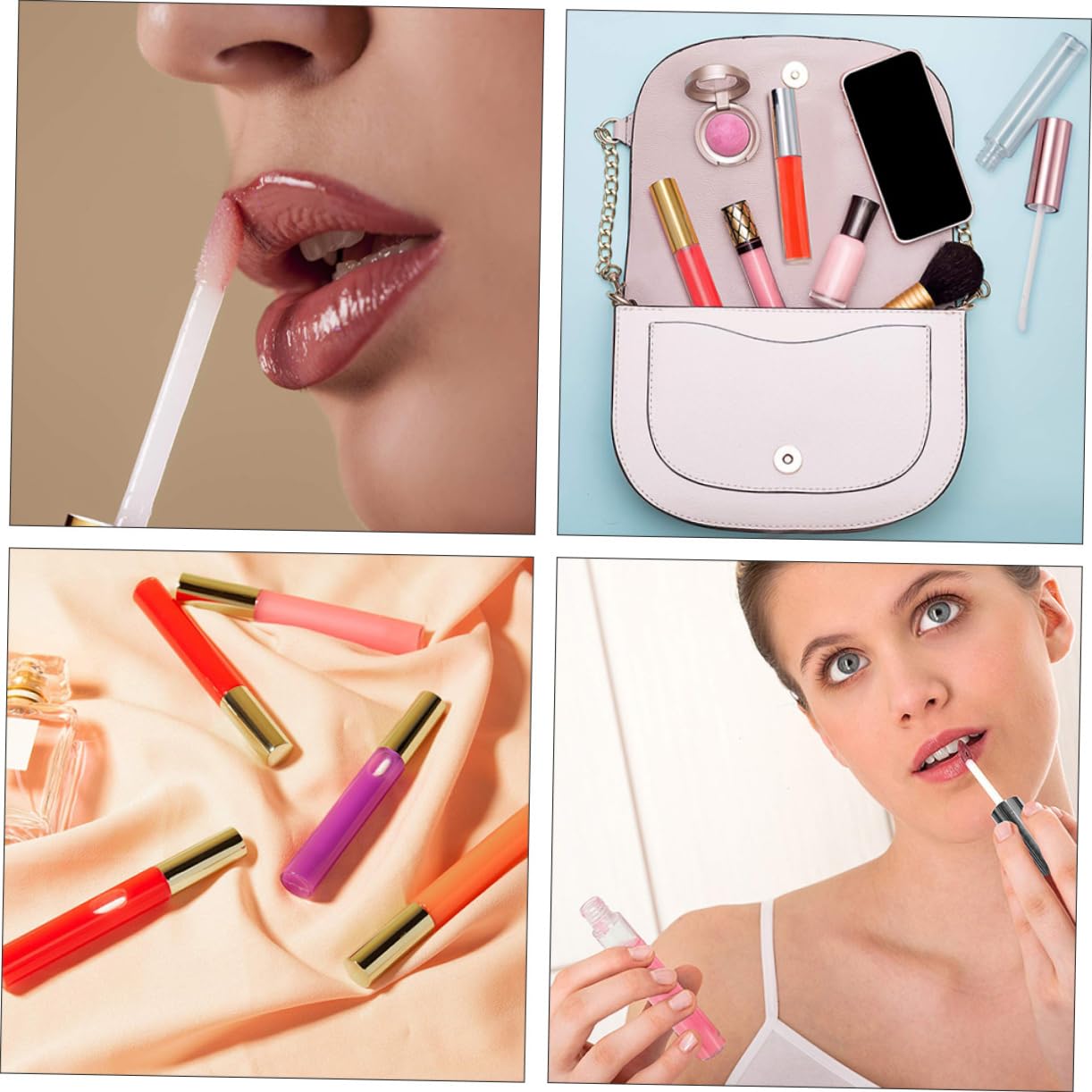 10ml Lipgloss Tube aus Abs, für Selbstgemacht und Reise | Kleiner Lippenstiftbehälter, Leichtes Format, für Mädchen, Praktische Nachfüllbehälter mit 30 Stück