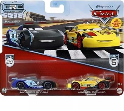 Cars Disney Pixar Pack 2 Metal Cars 155 - Jackson Storm & Miguel Camino