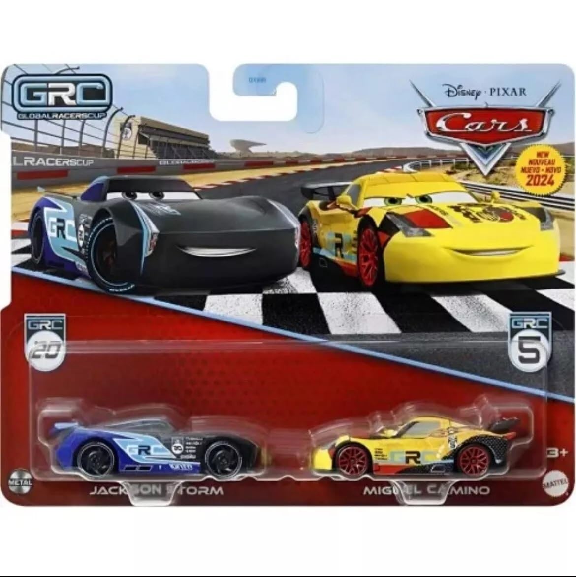 カーズミニカーDisney Pixar Cars 3 キャラクターカー 2パック Amazon.com: Cars Disney Pixar Pack 2 Metal Cars 1:55 - Jackson