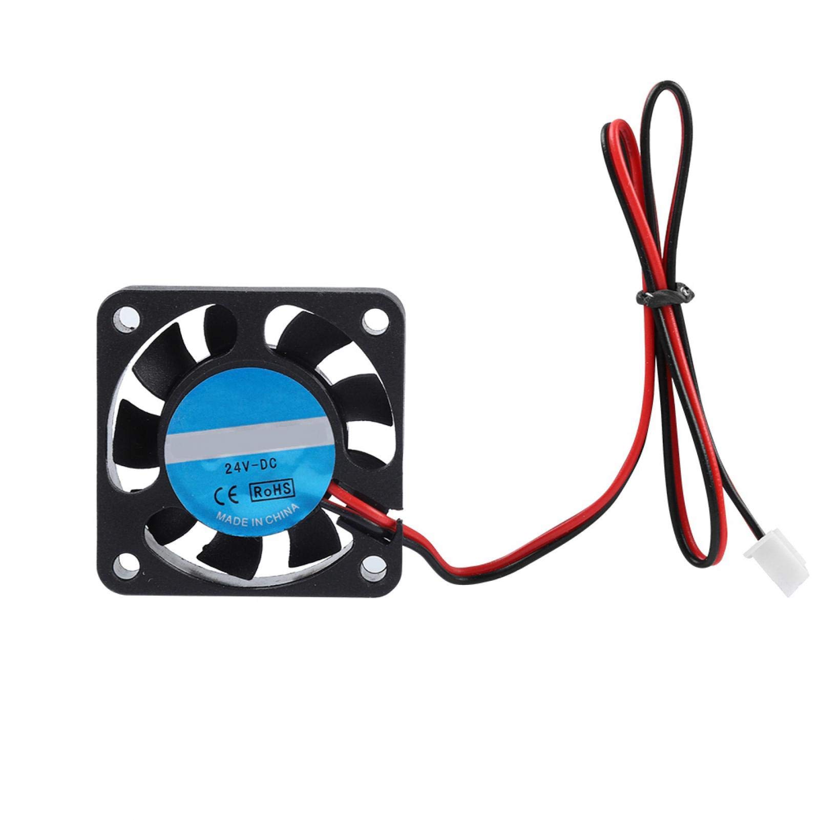 2 Szt. Wentylator Chłodzący Drukarki 3D, 24 V 4010 7000 Obr./min Wentylator Wytłaczarki Duży Wiatr Mały Wentylator Dmuchawy Cichy Dmuchanie Akcesoria do Drukarek 3D