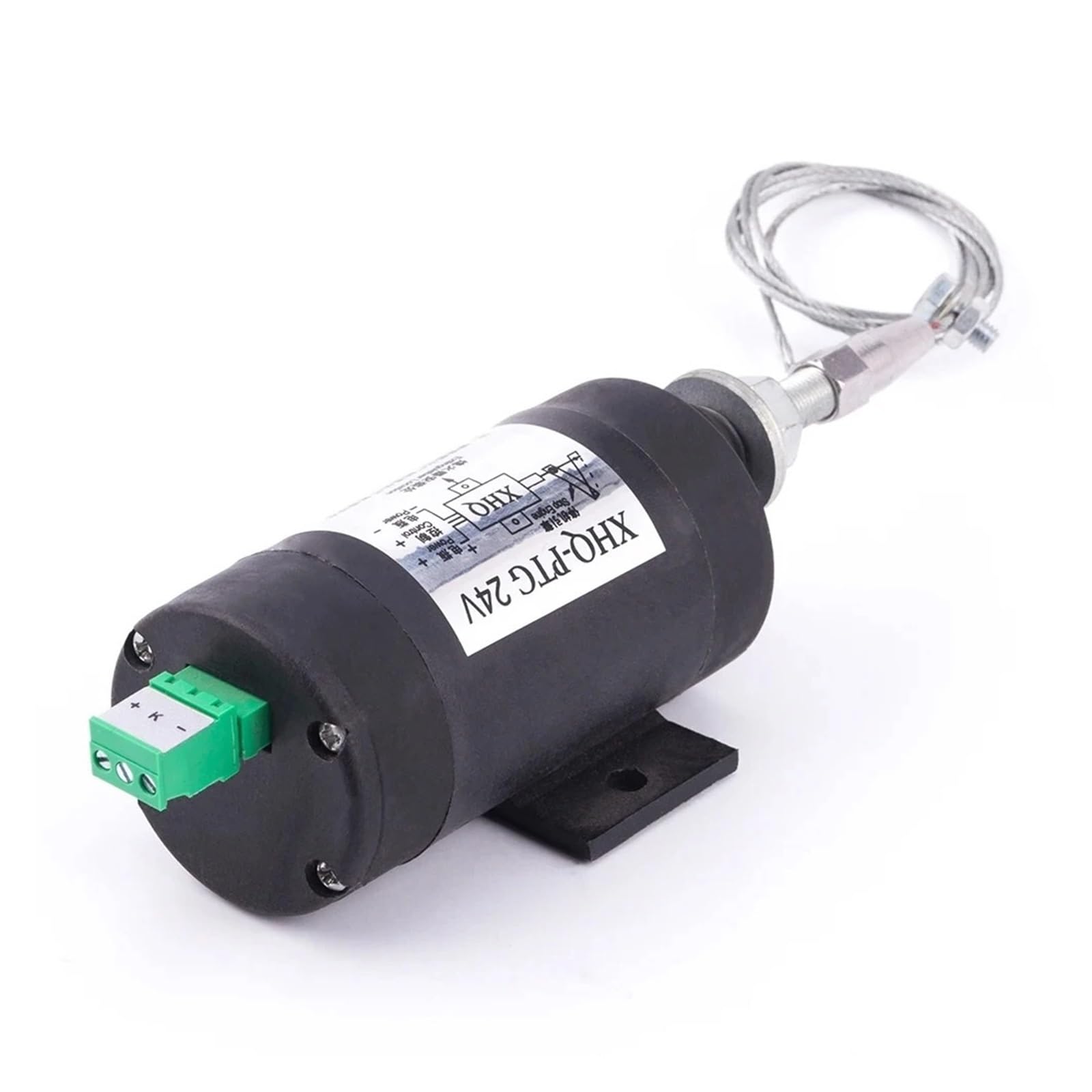 Hdrtcbu 12V Solenoid Valve Xhq-Ptg Open Type Flameout Device Engine Stop Solenoid /24V Fuel Stop Solenoid