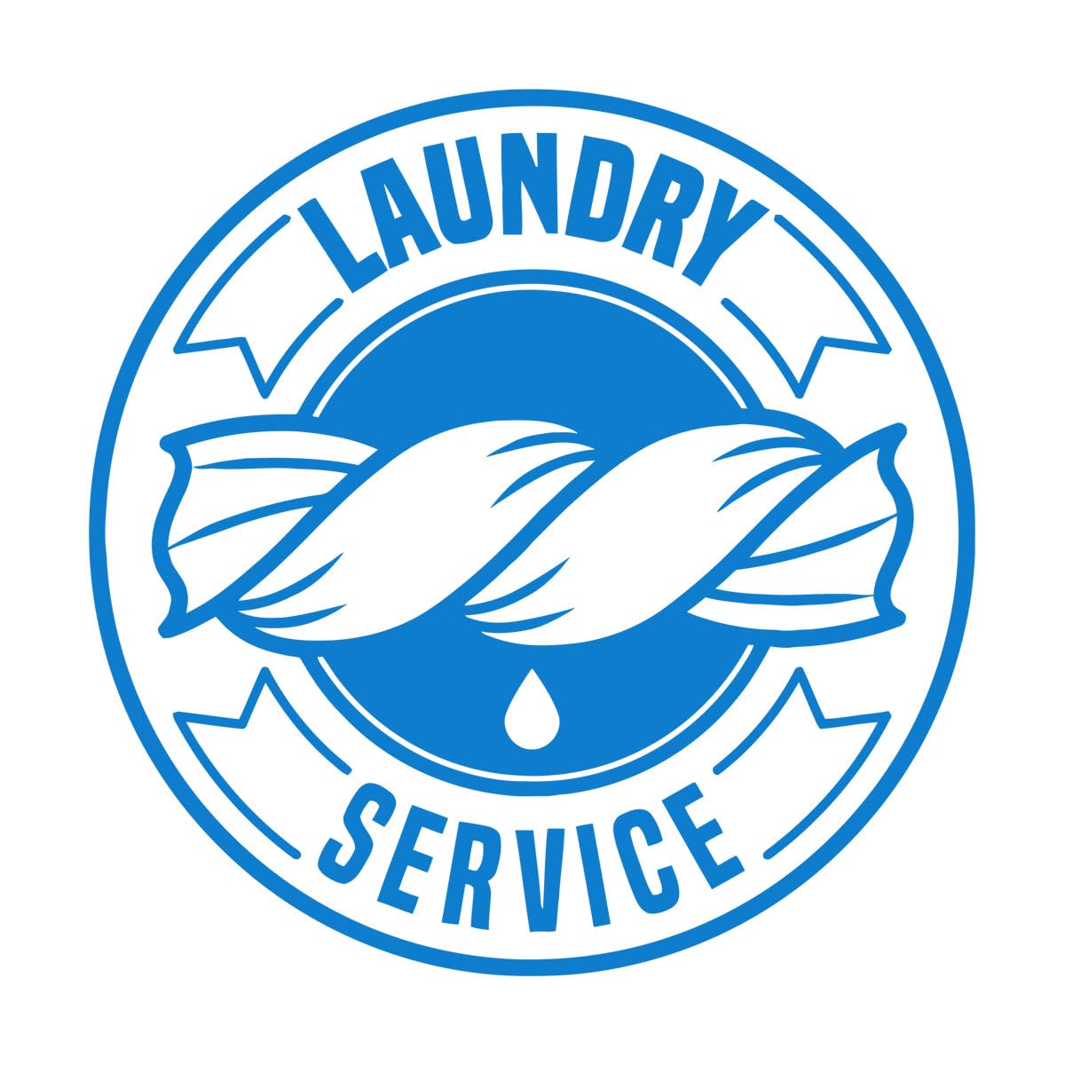 Vinyl Wall Decal Laundry Dry Cleaning Service Sign Art Stickers Mural Wall Decor Home Decorations Wall Sticker Washing Room Small - 42x42cm