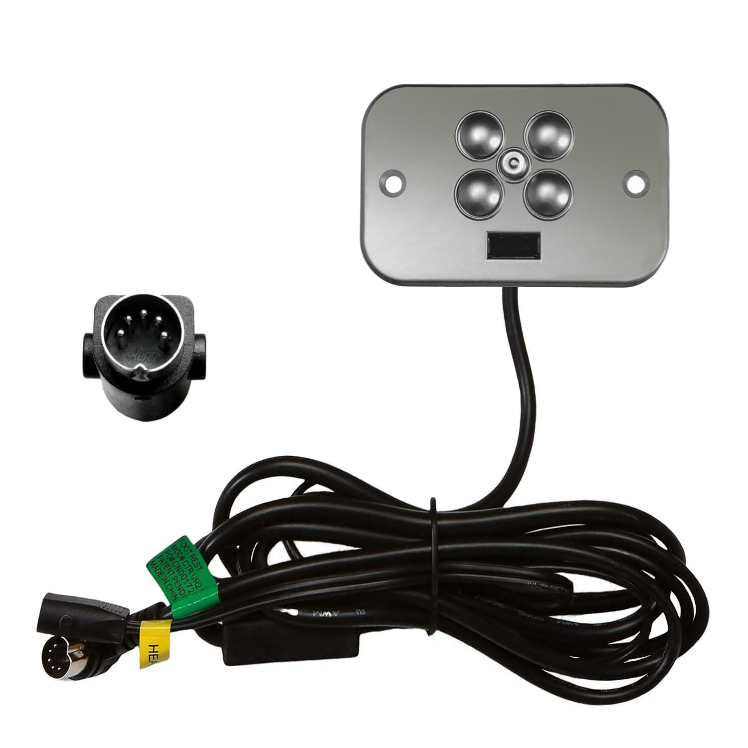 Ecdtrans Recliner Remote Replacement Lift Chair for Raffel Systems 5 Button 2 and 5 Pin Hand Control Model CTR UR2 08 MW BR Replacement with USB