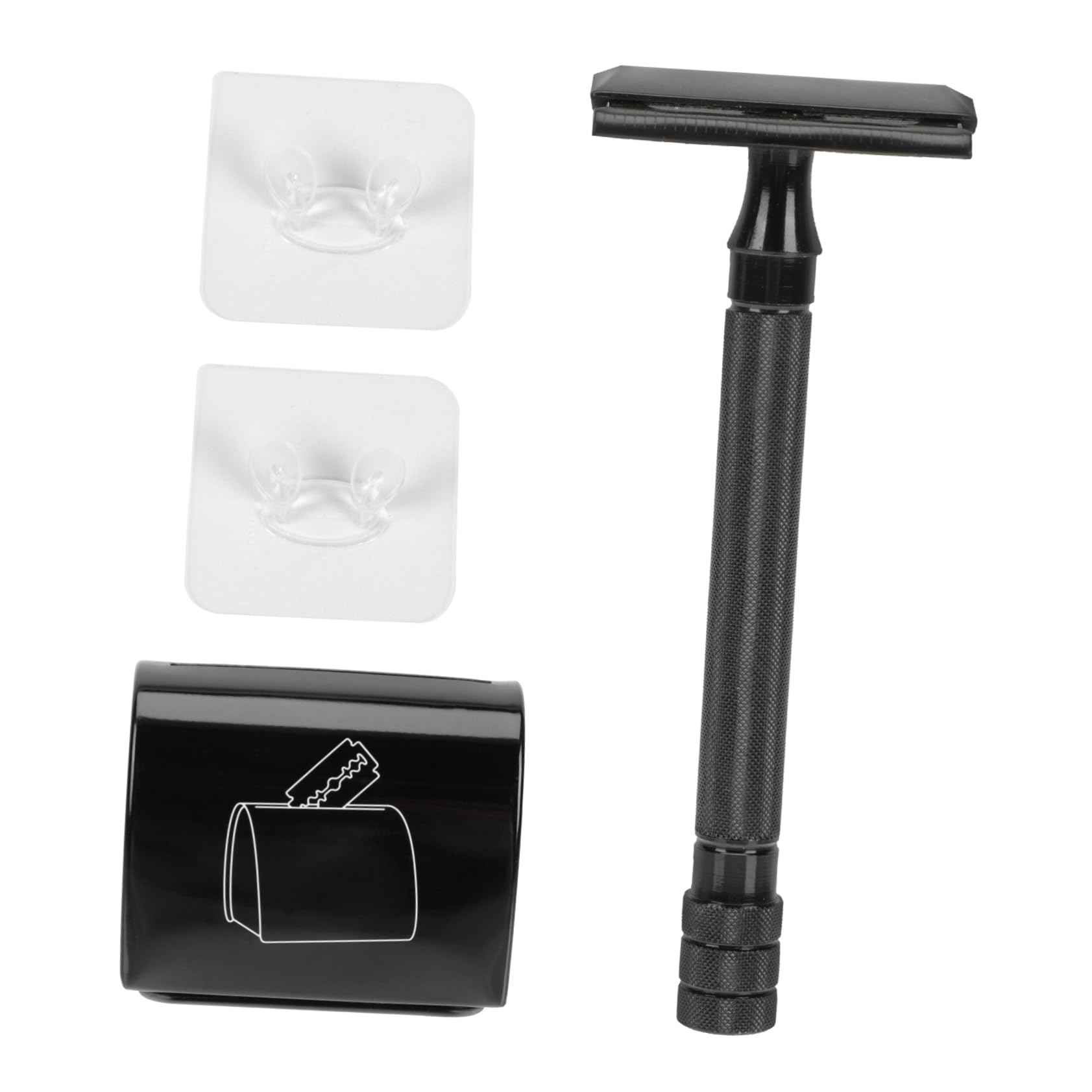 HAPINARY Manual Razor Set Vintage Safety Shaver Beard Shaving Cutter Portable Manual Beard Tool Barber Clippers Kit