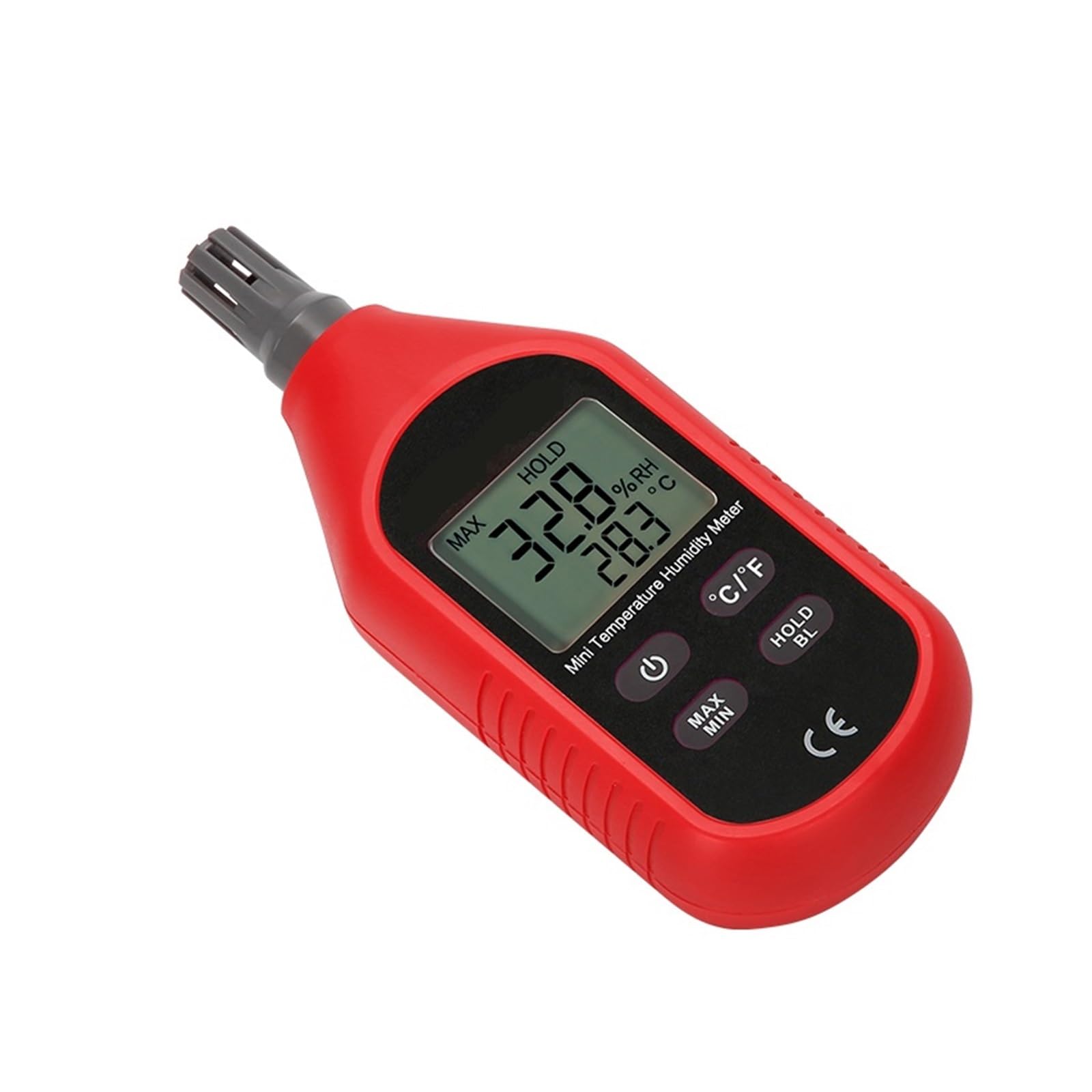 Mini Miernik Temperatury I Wilgotności Kryty Higrometr Zewnętrzny Wskaźnik Przeciążenia Konwersja Jednostki Podświetlenie LCD Dokładny Monitor