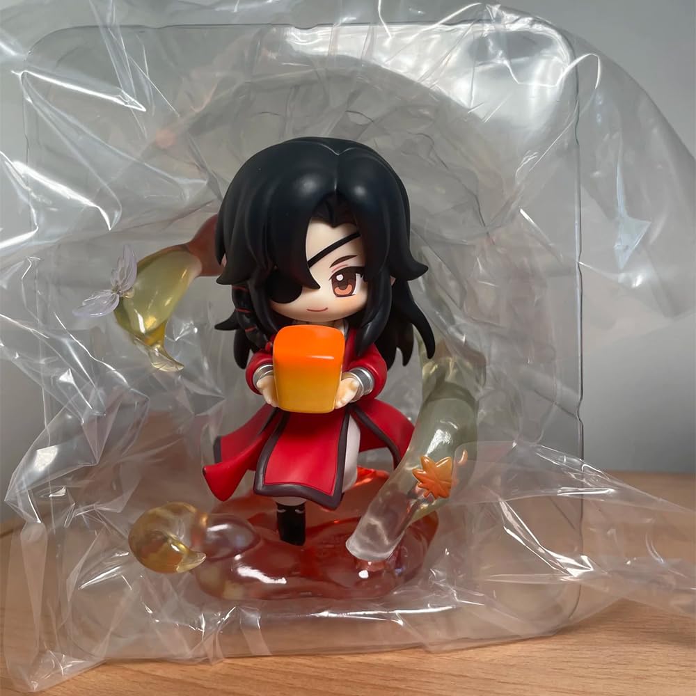 Hua Cheng Figur, 12,8 cm, Hua Cheng Anime-Statue, Modell, PVC, Schreibtisch-Ornamente, Geschenk-Kollektion für Fans