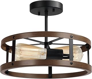 EAPUDUN Farmhouse Ceiling Light, 13‘’ Imi...,