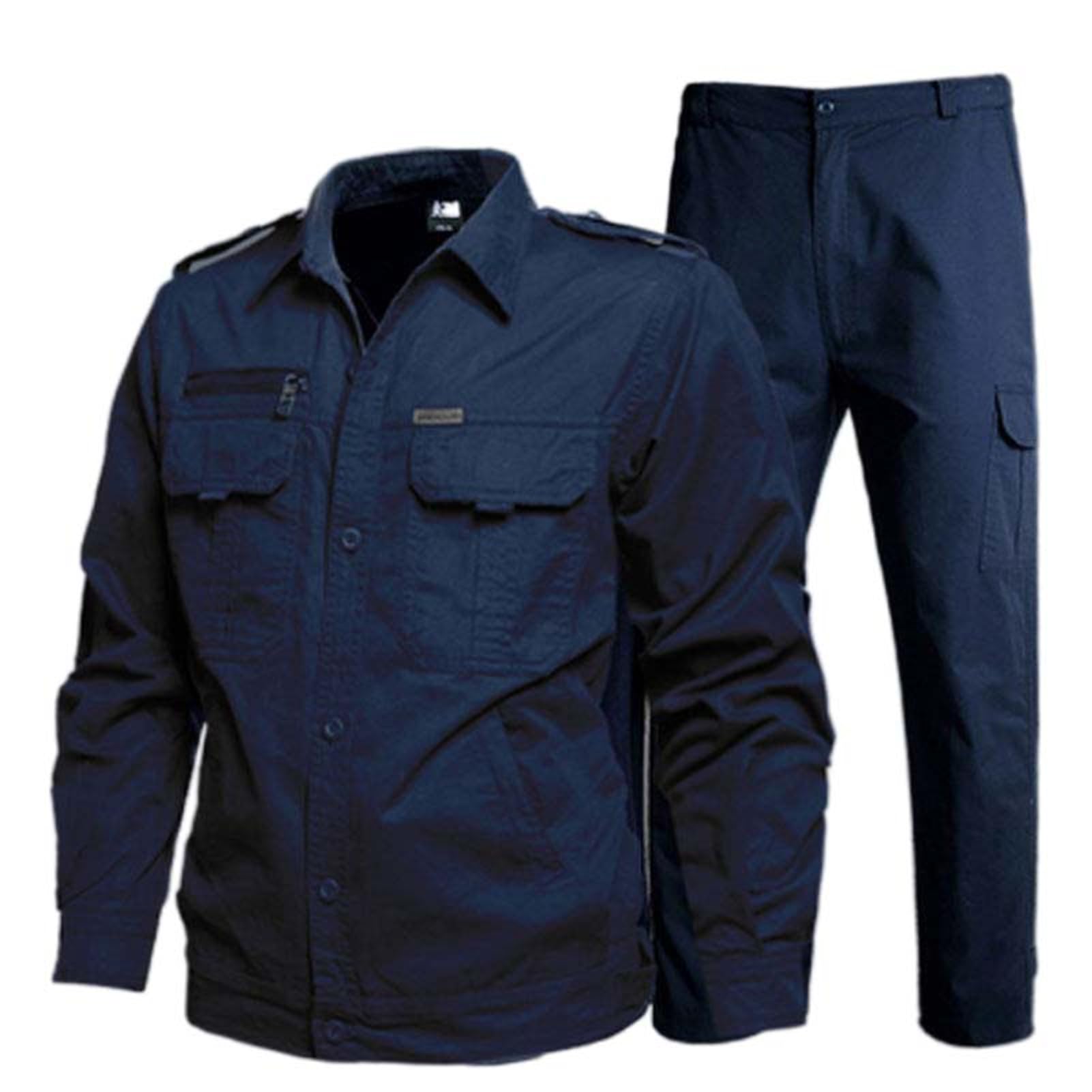Ensemble en coton premium homme veste militaire et cargo kaki