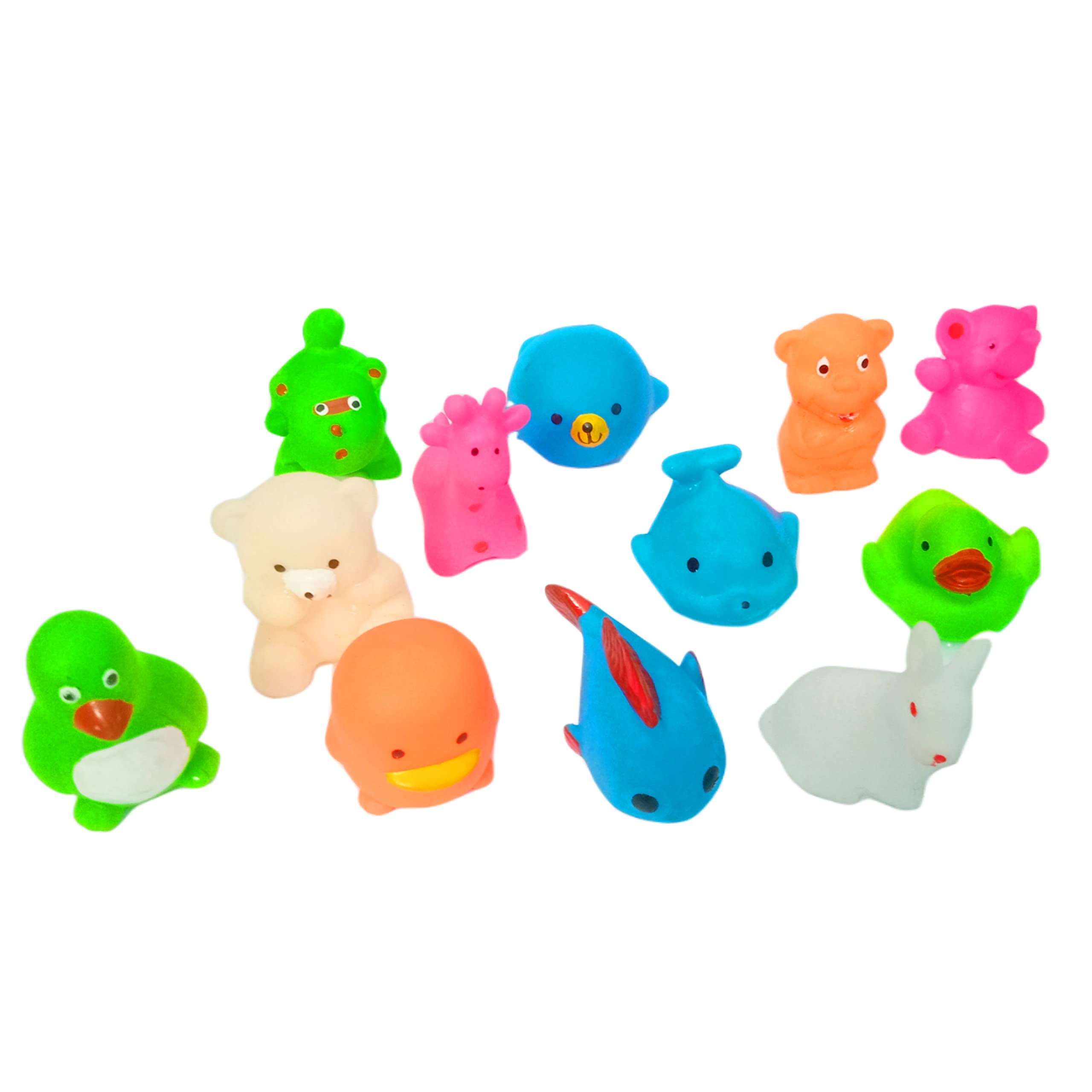 VParents Mix Cute Animals Swimming Water Toys Non-Toxic,BPA Free Colorful Soft Rubber Float Squeeze Sound Squeaky Bathing Toy for Baby Chu Chu Toy Set - Mix Animals ,Multi Color-Pack of 12 (B0BJ913DPQ) Amazon Price History, Amazon Price Tracker