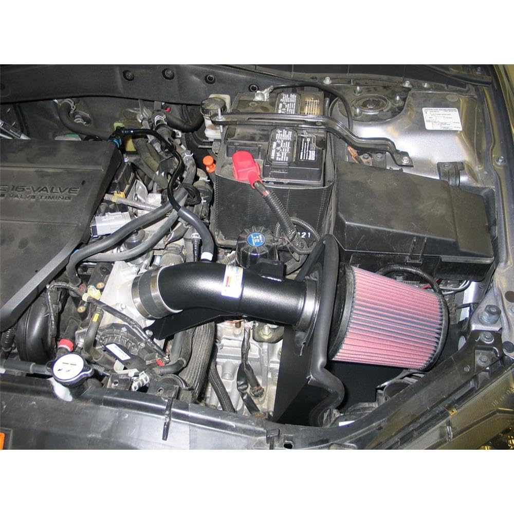 K&N 69-6027TTK nadaje się do prania i wielokrotnego użytku zestaw dolotowy do samochodu, czarny