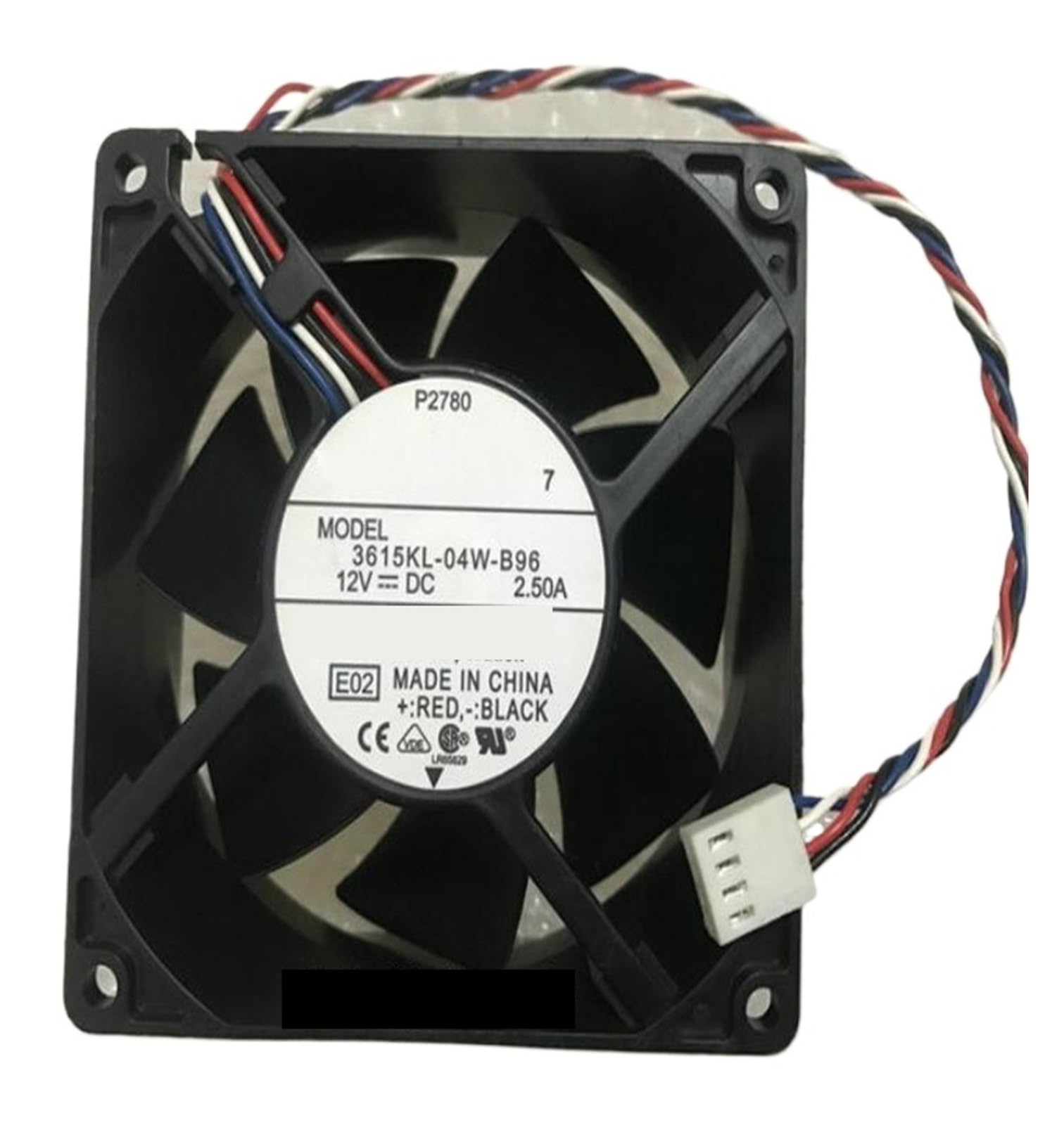 PEQYUACTE 9038 3615KL-04W-B96 DC12V 2.50A Four-Wire Cooling Fan