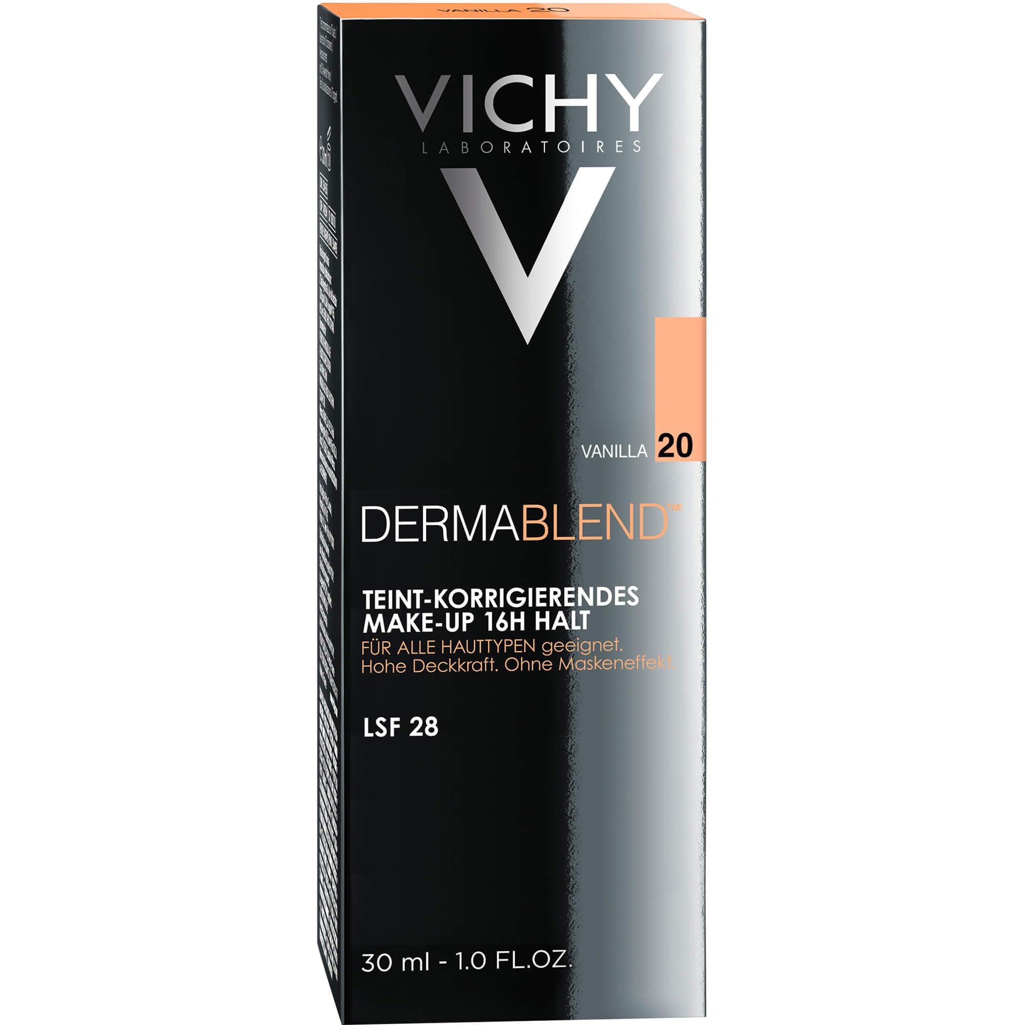 Vichy dermablend fond de teint fluide correcteur 20 vanilla 30ml