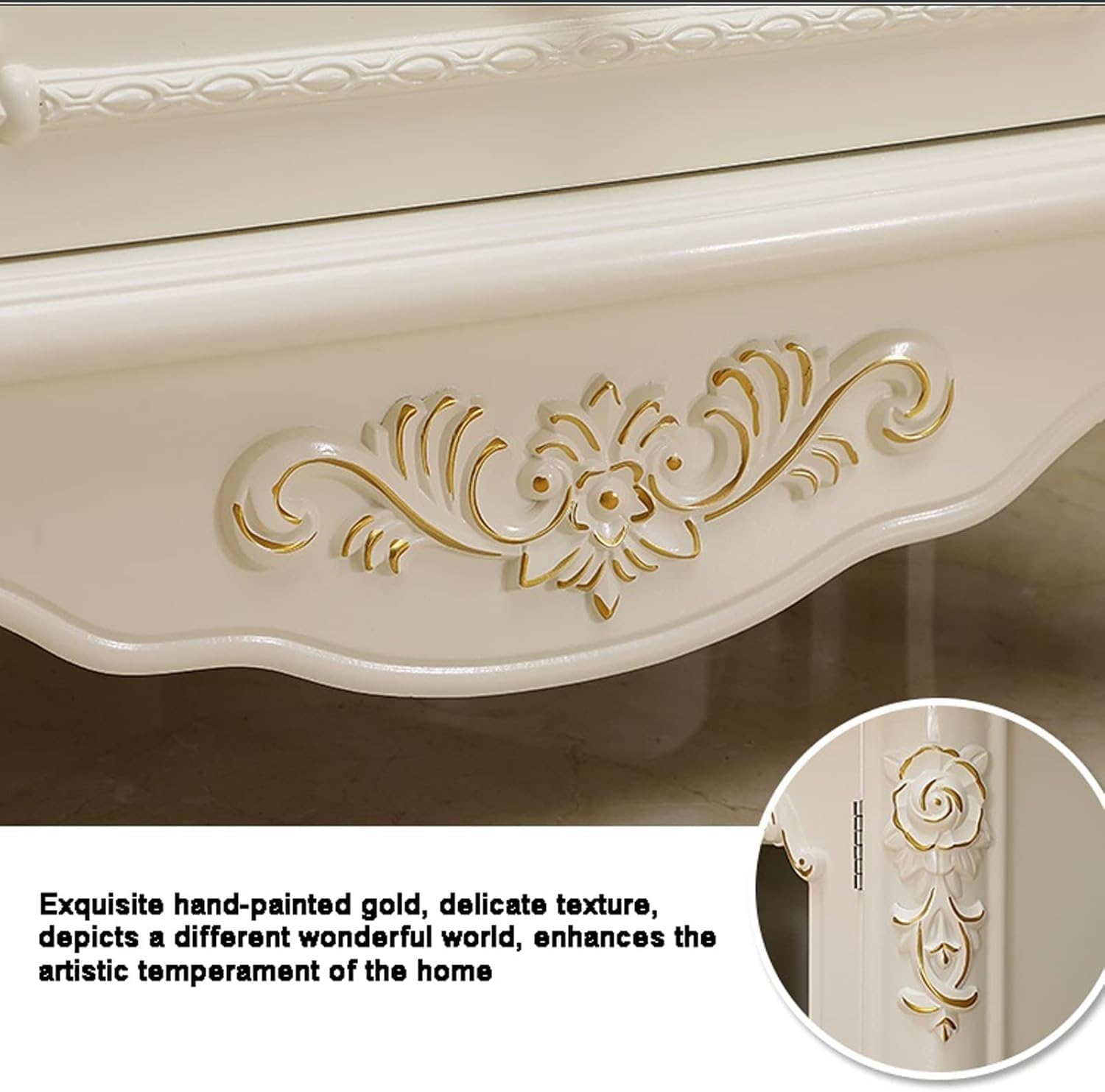 Wine Rack Rack Cabinets European Cabinet Unilateral Glass Tea Wooden Storage Cabinet/Floor (Color : Silver(B)