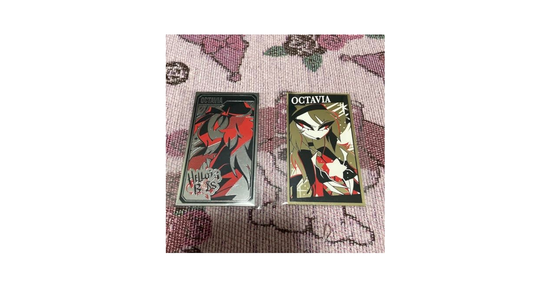 ヘルヴァボス　オクタヴィアセット ヘルヴァボス HELLUVA BOSS メタルカード ストラス オクタヴィア