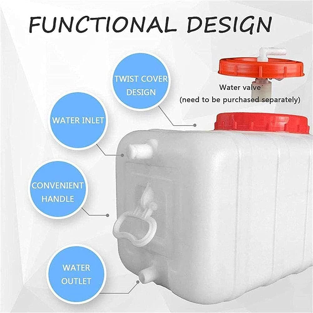 Depósito de agua para camping y senderismo, capacidad de 25 L a 300 L, ideal para agua potable, lavado de coches y uso doméstico