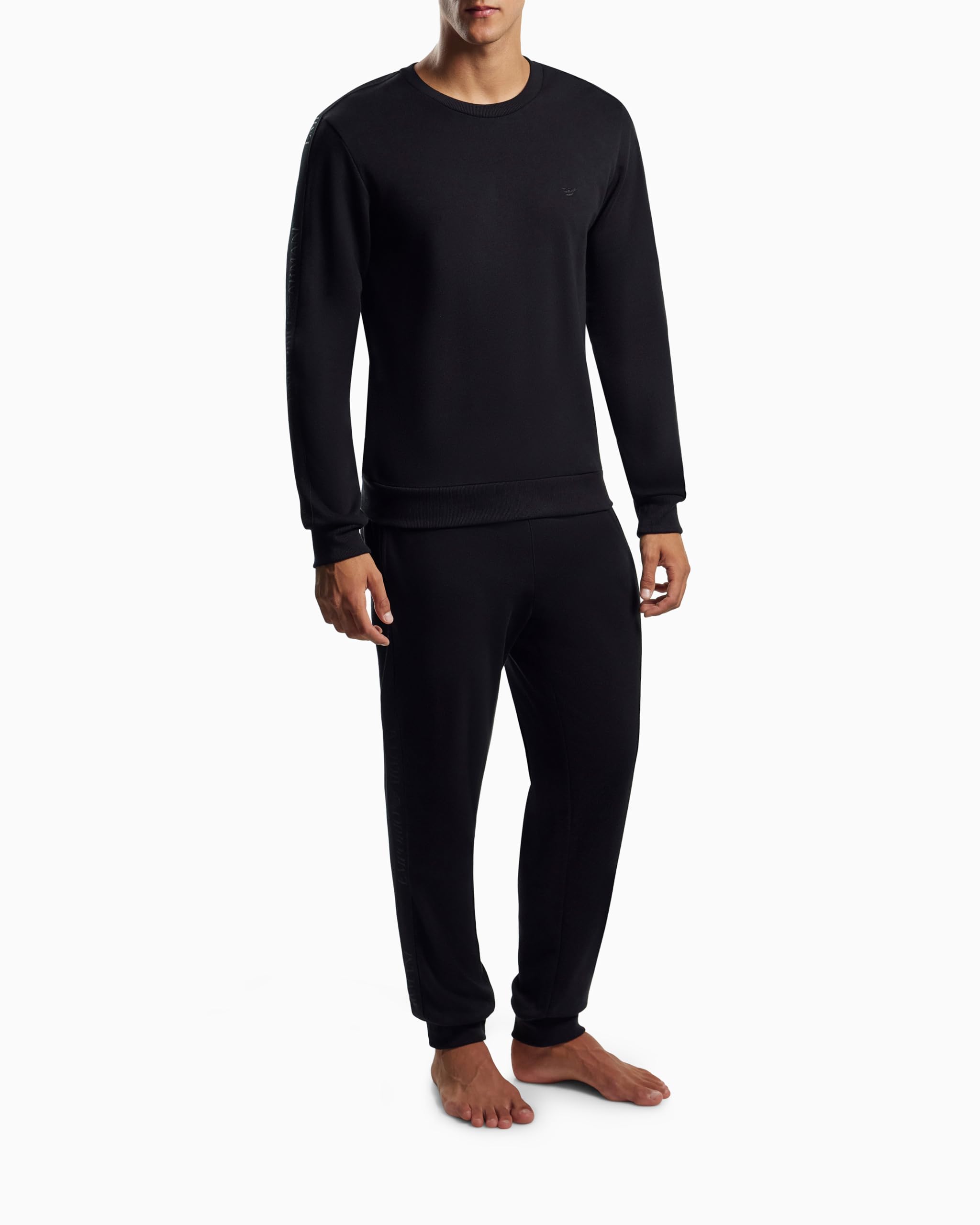 Emporio Armani Basic Terry Loungewear Tracksuit TUTA Uomo (Pacco da 1)