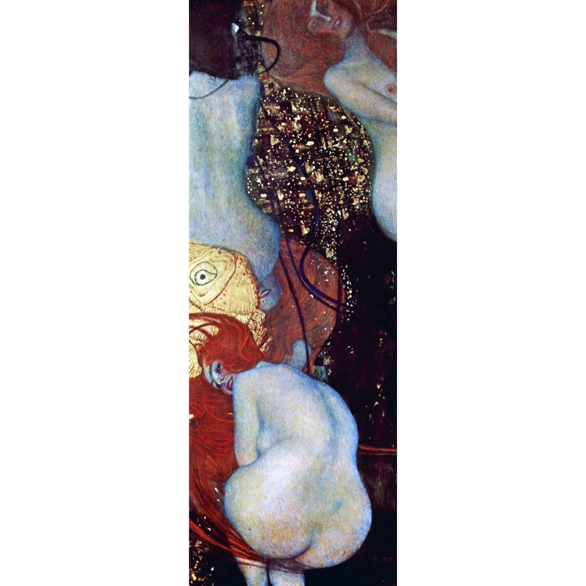 Toile Klimt Poisson Rouge 101x127cm aux Couleurs Vives et Longue Durée - 2