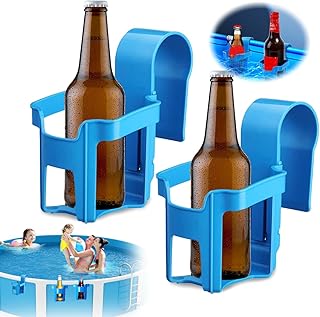 Piscinas e acessórios Marca: LGZIN 2 Piezas Portavasos de Piscina, Portavasos Colgantes para Piscina, Soporte para Bebidas Piscinas, Portavasoss Junto a