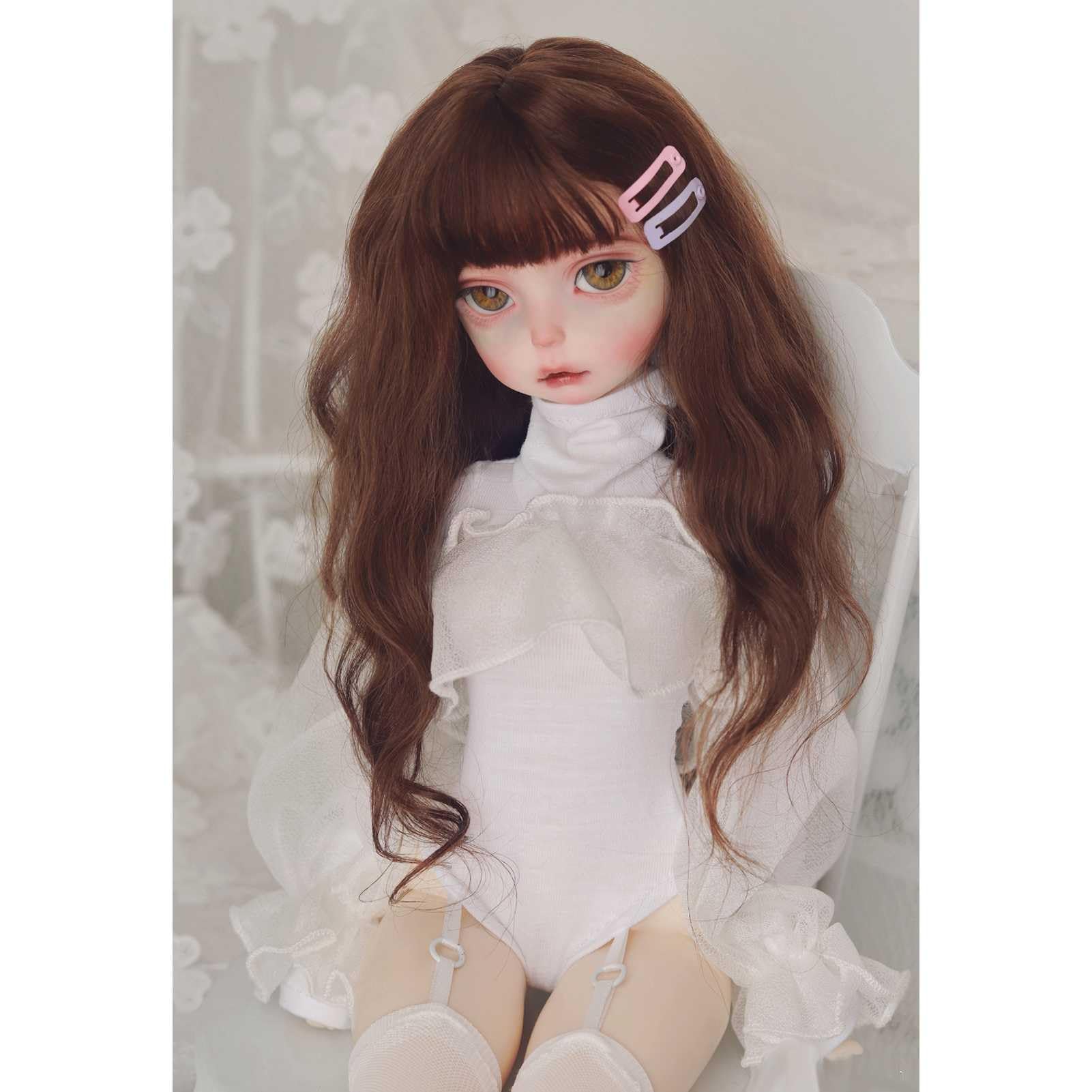 Mini lalka BJD z żywicy, 1/6 SD z przegubem kulowym, z makijażem i pełnym zestawem akcesoriów, piękny prezent dla kolekcjonerów
