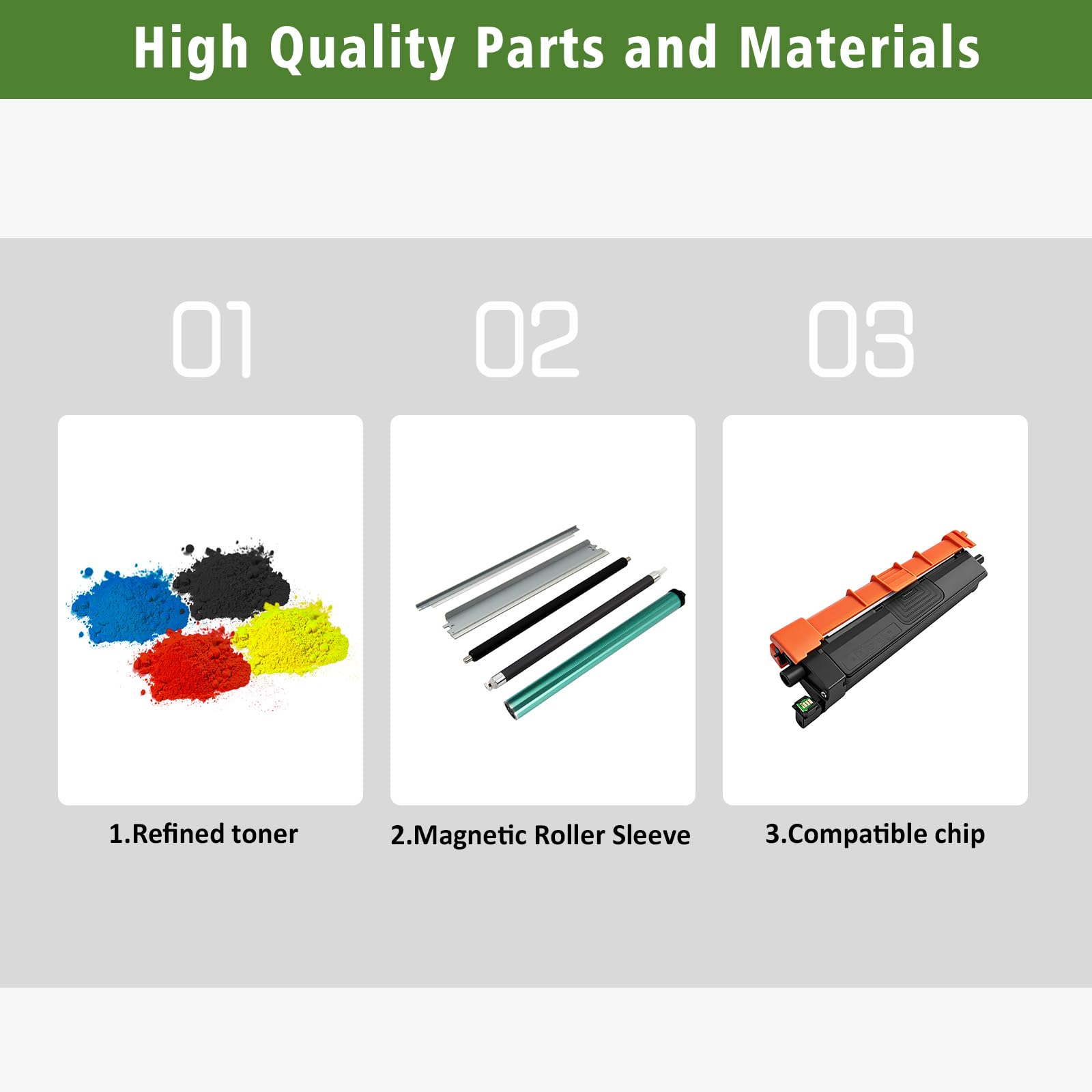 248XL TN248XL Cartucce Toner Compatibili 4 Colori Alta Capacità per MFC-L3740CDW L3740CDWE L3760CDW L8340CDW L8390CDW L3740CDWE DCP-L3520CDWE L3520CDW L3560CDW HL-L3215CW Stampante TN248CMYK