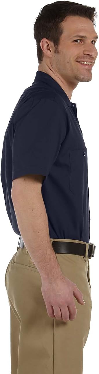 Dickies Men's Short Sleeve Industrial Work Shirt