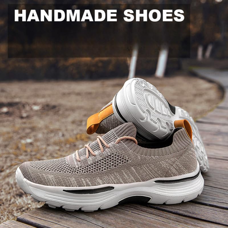 Men's Casual Dress Slip-On Shoes Walking Hiking Mesh Breathable Fashion Sneakers Lightweight Comfortable Loafers2