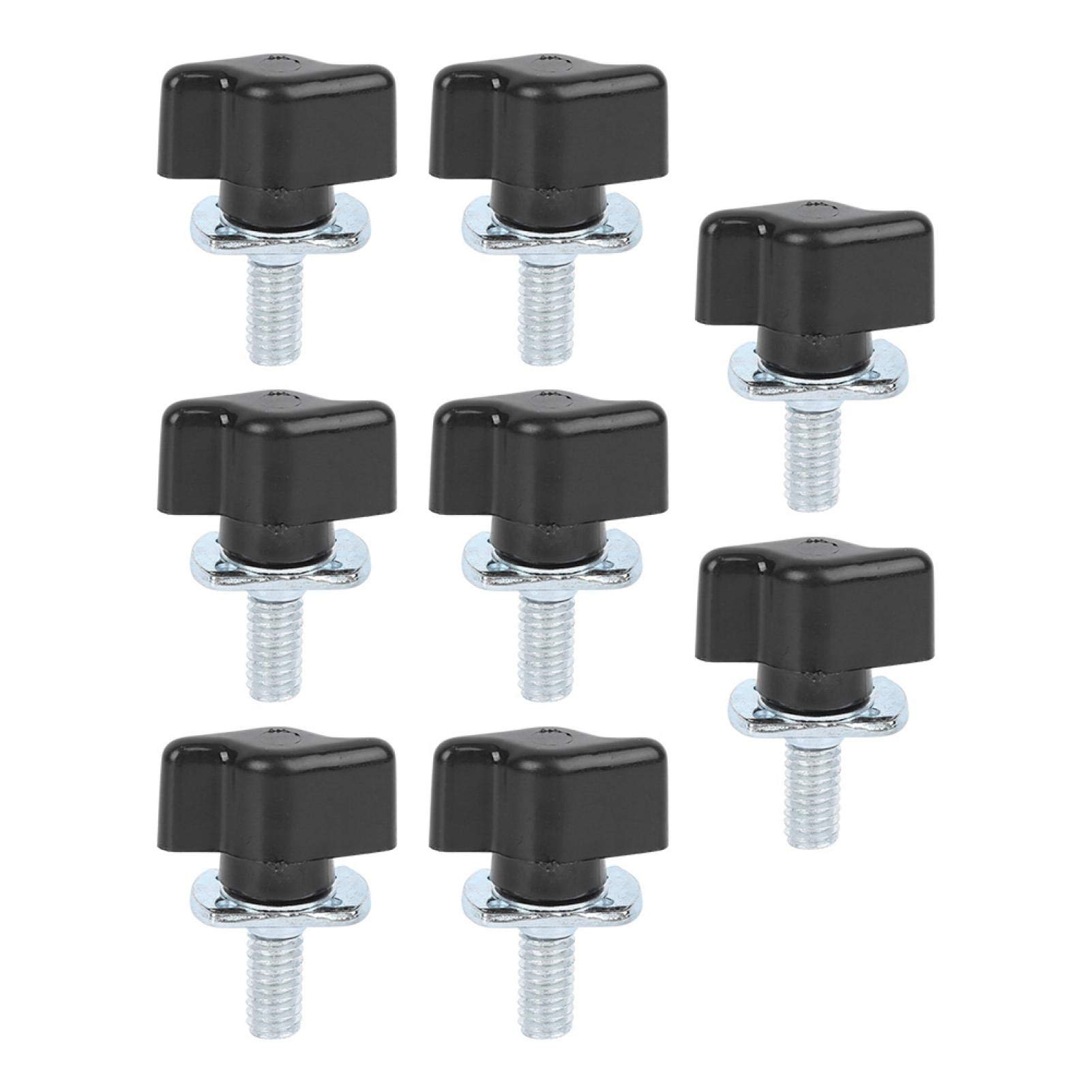 Kit de sujetadores de extracción rápida de techo duro Tuerca de tornillo de pulgar para Jeep Wrangler YJ TJ JKpara Jeep Wrangler YJ TJ JK M8 25mm 95-16
